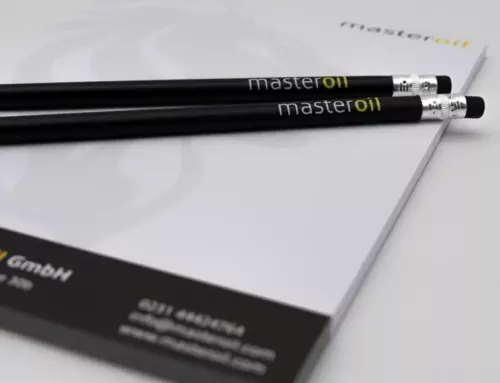 Industriedruck: Notizblock + Bleistifte masteroil