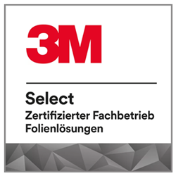 Zertifizierung: 3M Select – Zerifizierter Fachbetrieb für Folienlösungen