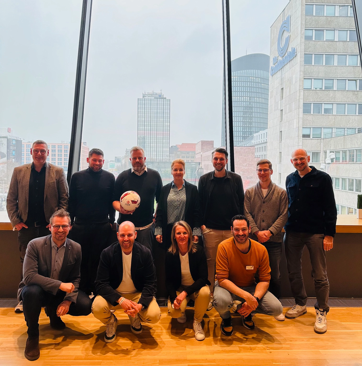 Deutsches Fußballmuseum Gruppenbild Reproaktiv FLVW