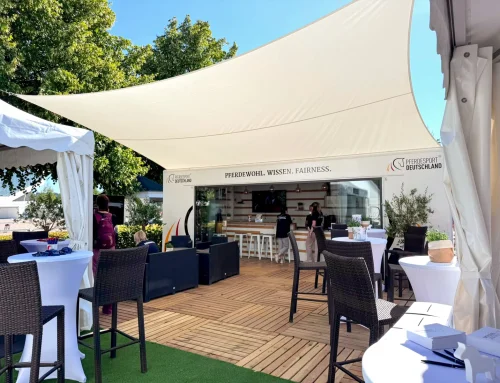 108 m² Eventfläche für Pferdesport Deutschland bei der Reit-WM in Aachen